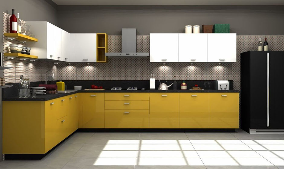 Modern Upvc Modular Kitchen